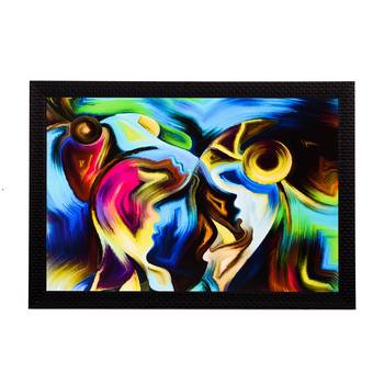 Abstract Figure Satin Matt Texture UV Art Painting 1