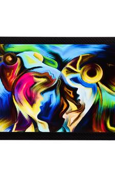 Abstract Figure Satin Matt Texture UV Art Painting