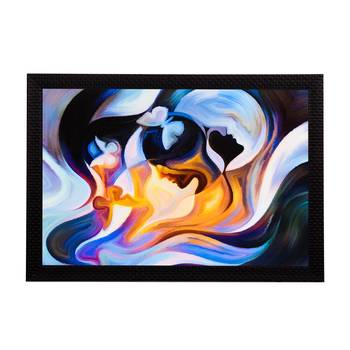 Abstract Multi Colored Satin Matt Texture UV Art Painting 1