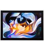 Abstract Multi Colored Satin Matt Texture UV Art Painting