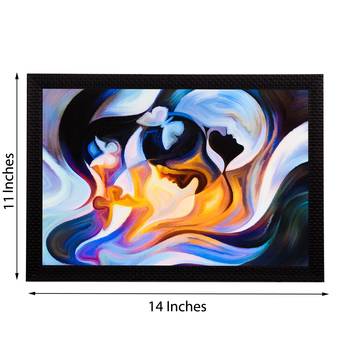 Abstract Multi Colored Satin Matt Texture UV Art Painting 2