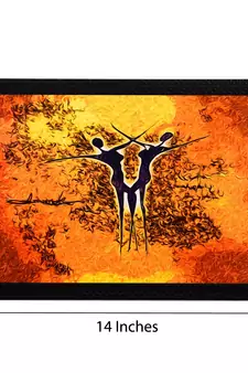 Block Figurine Satin Matt Texture UV Art Painting