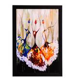 Dancing Figurine Satin Matt Texture UV Art Painting