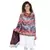 Black & Multicolor Viscose Rayon Floral Paisley Woven Design Shawl
