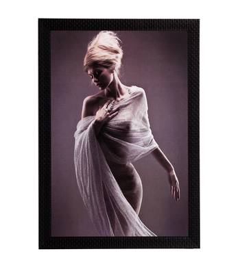 Silent Woman Satin Matt Texture UV Art Painting 1