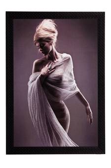 Silent Woman Satin Matt Texture UV Art Painting
