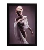 Silent Woman Satin Matt Texture UV Art Painting