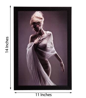 Silent Woman Satin Matt Texture UV Art Painting 2