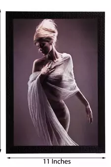 Silent Woman Satin Matt Texture UV Art Painting
