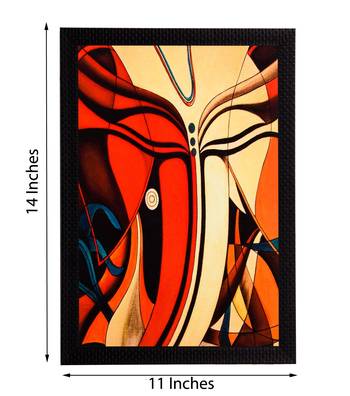 Abstract Lord Ganesha Face Satin Matt Texture UV Art Painting 2