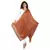 Copper & Multicolor modal Floral Paisley Woven Design Shawl