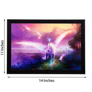 Glowing Unicorn Satin Matt Texture UV Art Painting 2