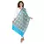 Dark Turquoise wool Embroidered Shawl