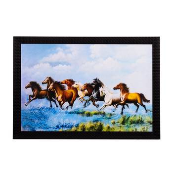 Running Horses & Water Satin Matt Texture UV Art Painting 1