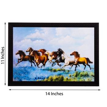 Running Horses & Water Satin Matt Texture UV Art Painting 2