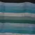 Black & Turquoise Viscose Rayon Striped Woven Design Shawl