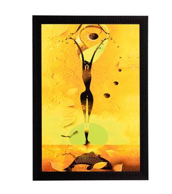 Woman Figurine Satin Matt Texture UV Art Painting 1