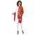 Red Viscose Rayon Woven Design Shawl