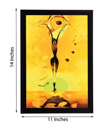 Woman Figurine Satin Matt Texture UV Art Painting 2