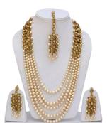 Off White Kundan Necklace Sets