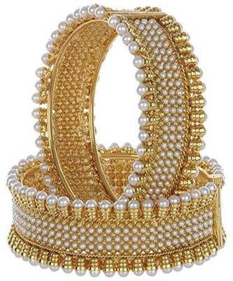 Gold Plated copper base Pearl bangles 1