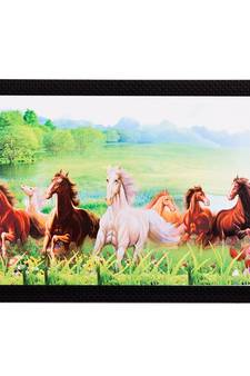 Hurses Running In Jungle Satin Matt Texture UV Art Painting