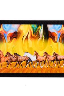 Running Horses Abstract Satin Matt Texture UV Art Painting