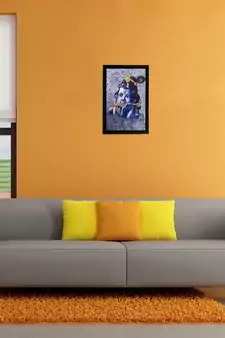 Laddu Gopal Matt Textured UV Art Painting