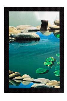 River Bank Satin Matt Texture UV Art Painting