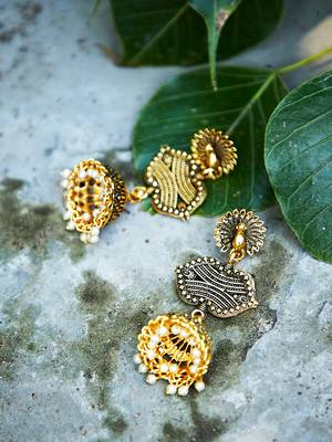 Zerokaatagold Jhumkas 4