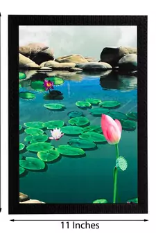 Scenic View Satin Matt Texture UV Art Painting