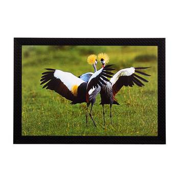 Dancing Birds Satin Matt Texture UV Art Painting 1