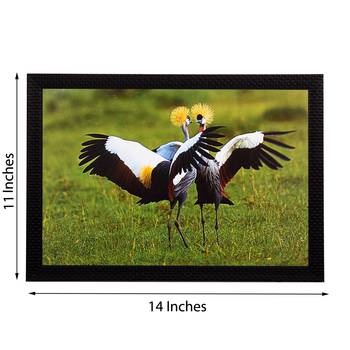 Dancing Birds Satin Matt Texture UV Art Painting 2