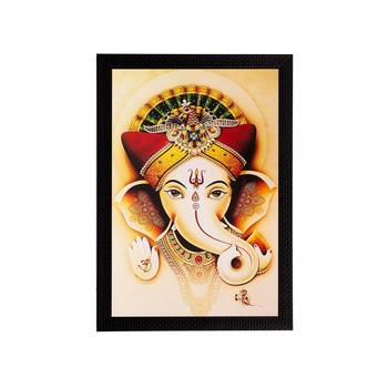 Spiritual Lord Ganesha Matt Textured UV Art Painting 1