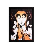 Lord Buddha Matt Textured UV Art Painting