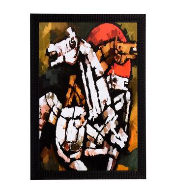 Horses Abstract Satin Matt Texture UV Art Painting 1