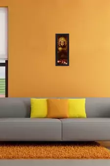 Lord Buddha Matt Texture UV Art Painting