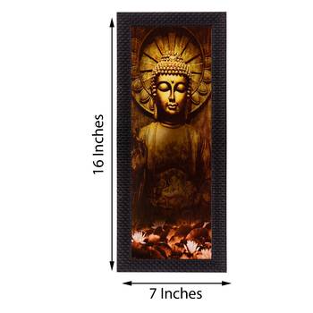 Lord Buddha Matt Texture UV Art Painting 3