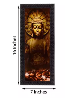 Lord Buddha Matt Texture UV Art Painting