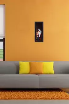 Radha Krishna Matt Texture UV Art Painting