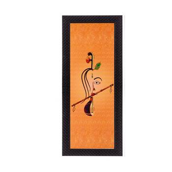 Krishna playing Flute Matt Texture UV Art Painting 1