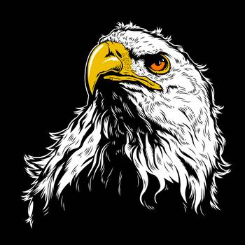 Abstract Eagle Satin Matt Texture UV Art Painting 1