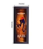 Shree Ganesha Satin Matt Texture UV Art Painting