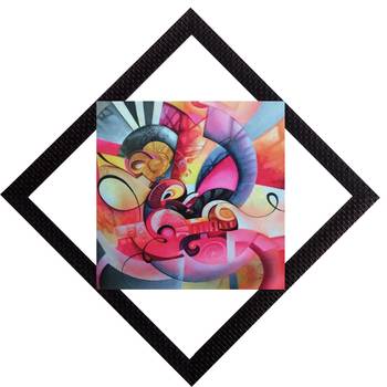 Colored Abstract Satin Matt Texture UV Art Painting 1