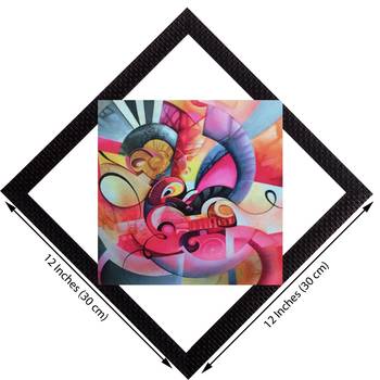 Colored Abstract Satin Matt Texture UV Art Painting 3