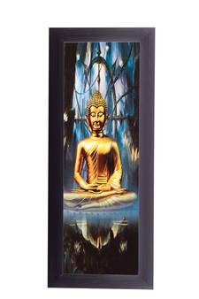Lord Buddha Satin Matt Texture UV Art Painting