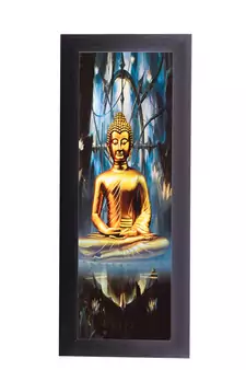 Lord Buddha Satin Matt Texture UV Art Painting