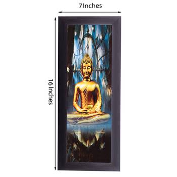 Lord Buddha Satin Matt Texture UV Art Painting 3