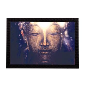 Peaceful Lord Buddha Satin Matt Texture UV Art Painting 1