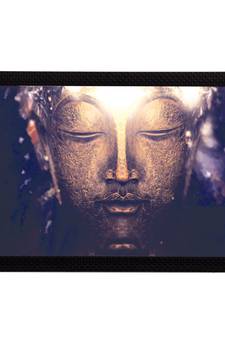 Peaceful Lord Buddha Satin Matt Texture UV Art Painting